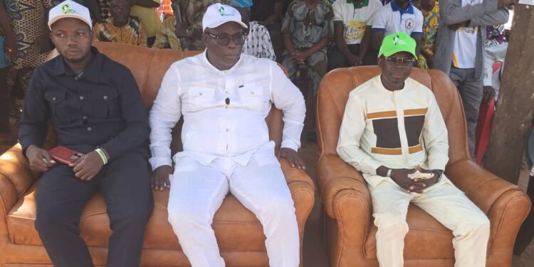 Gbadamassi en campagne à Tchaourou : Une tournée sous le signe de l’écoute et de la proximité