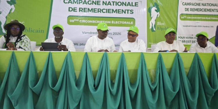Tournée de remerciements dans la 8e CE : Le Bloc Républicain reconnaissant, invite le peuple à porter le duo Wadagni–Talata au pouvoir le 12 avril