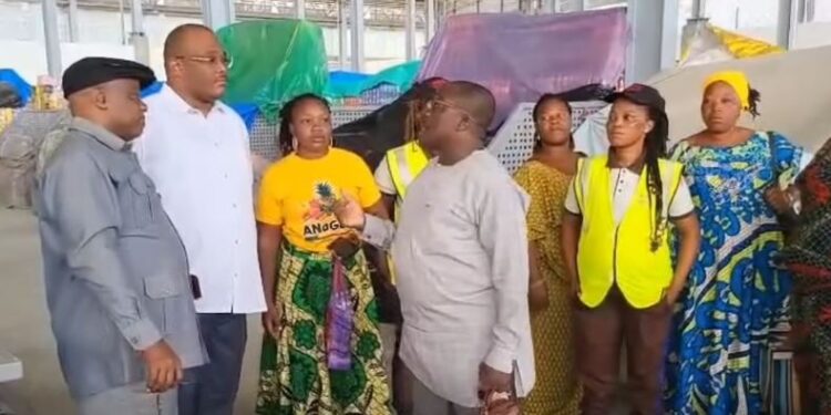 Rumeurs d’inondation au marché de Cococodji : Voici le constat fait par le maire Koty après une visite sur place
