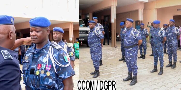 Promotions au sein de la police républicaine : Des officiers supérieurs distingués à la Direction générale