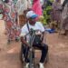 Investiture de Wadagni : Un homme handicapé moteur de Parakou en route pour assister à la cérémonie