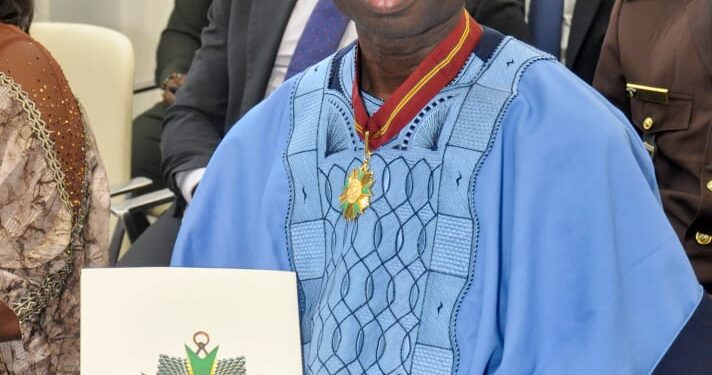 Distinction dans l’Ordre national du Bénin : Adam Affo Dèndè élevé au grade de Commandeur