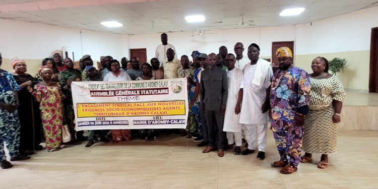 Abomey-Calavi : Le SYNTRACOM fait le plein d’engagements et élit son nouveau secrétaire général à l’unanimité
