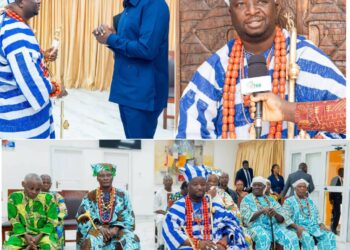 Palais des Gouverneurs : Le roi de Xogbonou rend hommage au leadership de Joseph Djogbénou