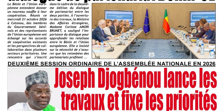 La Une du jeudi 22 octobre 2026