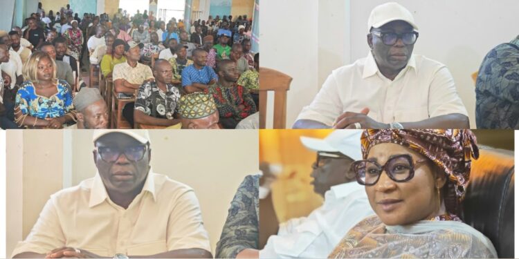 Tournée du Collège des ministres conseillers dans le Borgou : Gbadamassi et ses collègues expliquent les mesures sociales à Bembèrèkè et N’Dali