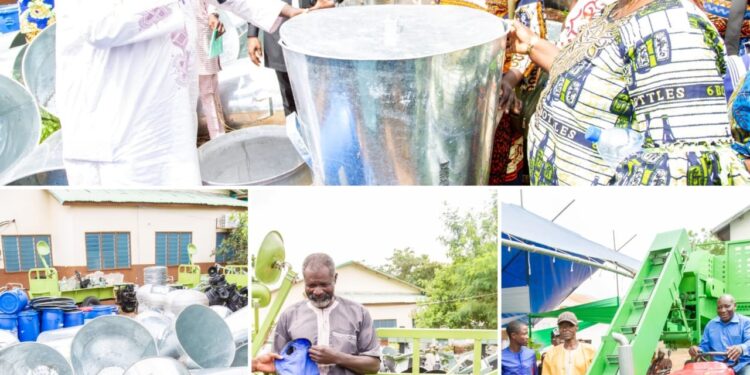 Modernisation de l&rsquo;agriculture : Le gouvernement Wadagni offre 653 millions de matériels agricoles aux producteurs des Collines
